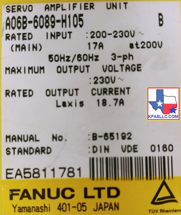 A06B-6089-H105 EA5811781